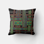 エメラルドトワイライトステンドグラス装飾用クッション クッション (裏面)