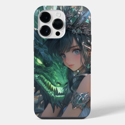 エメラルドドラゴン iPhoneケース (裏面)