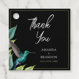 エメラルドハミングバード離れトロピカル結婚ズ フェイバータグ