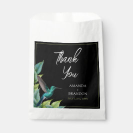 エメラルドハミングバード離れトロピカル結婚ズ フェイバーバッグ