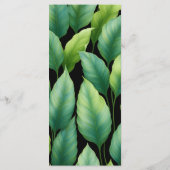 エメラルドハミングバード離れトロピカル結婚ズ メニュー (裏面)