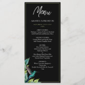 エメラルドハミングバード離れトロピカル結婚ズ メニュー (正面)