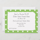 エメラルドハーツパーティーのご招待 招待状 (裏面)