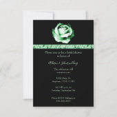 エメラルドバラブライダルシャワー招待状 招待状 (正面)
