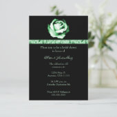 エメラルドバラブライダルシャワー招待状 招待状 (スタンド正面)