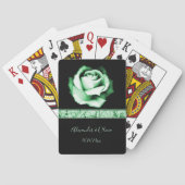 エメラルドバラ結婚式の引き出物トランプ トランプ (裏面)