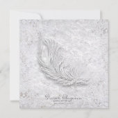 エメラルドピーコック招待状 招待状 (裏面)