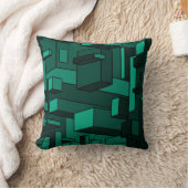 エメラルドファンキーグリーン装飾用クッション クッション (ブランケット)