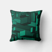 エメラルドファンキーグリーン装飾用クッション クッション (裏面)