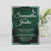 エメラルドファンタジーフォレストウェディング招待状 招待状 (スタンド正面)