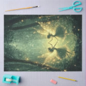 エメラルドフォレストフェアリーシリーズデザイン#4 薄葉紙 (クラフト)