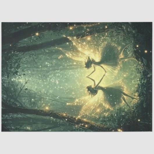 エメラルドフォレストフェアリーシリーズデザイン#4 薄葉紙 (正面)