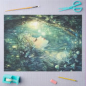 エメラルドフォレストフェアリーシリーズデザイン#6 薄葉紙 (クラフト)