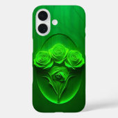 エメラルドフレームバラアートケースメイトiPhoneケース Case-Mate iPhoneケース (裏面)