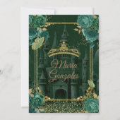 エメラルドフローラグリーンキンセアニラバタフライ 招待状 (裏面)