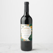 エメラルドフローラサンフラワーズプリンセスキンセアニラ ワインラベル (正面)