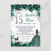 エメラルドフローラシルバークインセアニラ15祈りの言葉カード エンクロージャーカード (正面)