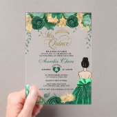 エメラルドフローラプリンセスミクリンスキンセアニラ アクリル招待状 (インサイチュ (ポータブル))