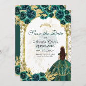 エメラルドフローラプリンセス金ゴールドアーチキンセアニェラ 案内状 (正面/裏面)