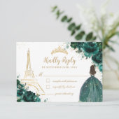 エメラルドフローラ金ゴールドパリプリンセスキンセアニラ 出欠カード (スタンド正面)