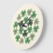 エメラルドフローリッシュウォールクロック ラージ壁時計 (傾斜)