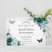 エメラルドブルーフローラシルバーキンセアニェラXV Sweet 16 セーブザデート (スタンド正面)