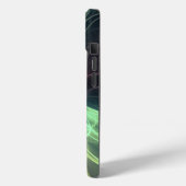 エメラルドプラズマエネルギー フラクタルアート Case-Mate iPhoneケース (裏面 / 左)