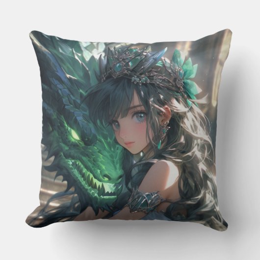 エメラルドプリンセス クッション (正面)