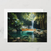 エメラルドプールドミニカ葉書 ポストカード (正面/裏面)