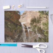 エメラルドプール滝Iジオン国立公園 薄葉紙 (クラフト)