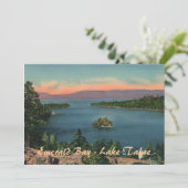 エメラルドベイレイクタホパーティの招待状 招待状 (スタンド正面)