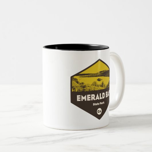 エメラルドベイ州パーク,カリフォルニア ツートーンマグカップ (正面右)