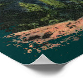 エメラルドベイ – レイクタホキャンバスプリント ポスター (角)