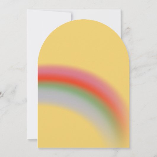 エメラルドホットエアバルーン子供の誕生日 招待状 (裏面)