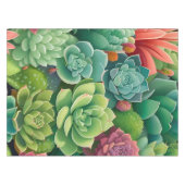 エメラルドボタニカル多肉性エレガンス テーブルクロス (正面(横))