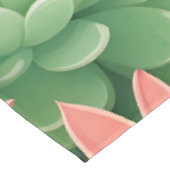 エメラルドボタニカル多肉性エレガンス テーブルクロス (アングル)