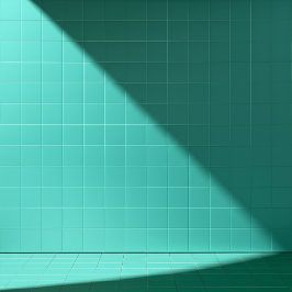 エメラルドポーセレン グリーンカラー | ミニマルスクエア タイル