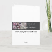 エメラルドマーメイドファンタジーアートカード カード (裏面)