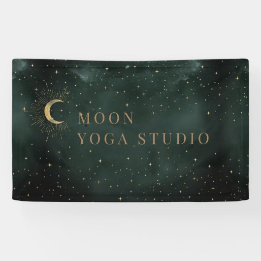 エメラルドムーンスターズミッドナイトブルーバナー 横断幕 (横)