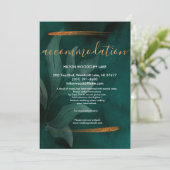 エメラルドモダングリーンとリアはエンクロージャを収容 招待状 (スタンド正面)
