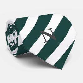 エメラルドモダングリーン白 ネクタイ