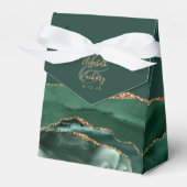 エメラルドモダングリーン金ゴールドゲートGeode フェイバーボックス (正面サイド)