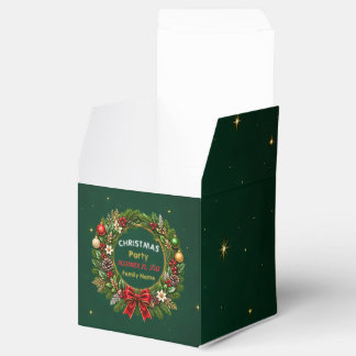 エメラルドリースのクリスマスパーティー フェイバーボックス
