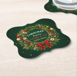 エメラルドリースのクリスマスパーティー ペーパーコースター