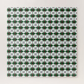 エメラルドルビーダイヤモンドジェムストーンアートレッドグリーン ジグソーパズル (横)