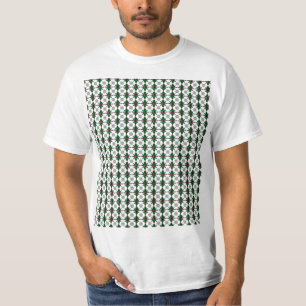 エメラルドルビーダイヤモンドジェムストーンアートレッドグリーン Tシャツ
