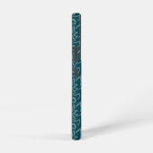 エメラルドロータステプストリーパターン – ホワイトロータス SAMSUNG GALAXYケース (右側面)