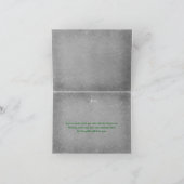 エメラルド中世ケルト十字サンキューカード サンキューカード (内部)