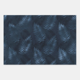 エメラルド付きゴールデンタイル ラッピングペーパーシート