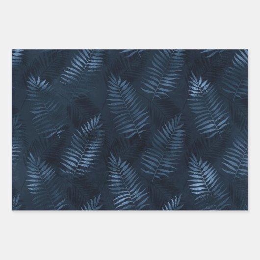 エメラルド付きゴールデンタイル ラッピングペーパーシート (正面)